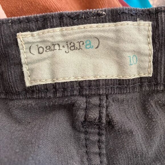 Banjara Gray Flared Corduroys raw hem! Hard to find! So cool🌹 - Picture 6 of 8